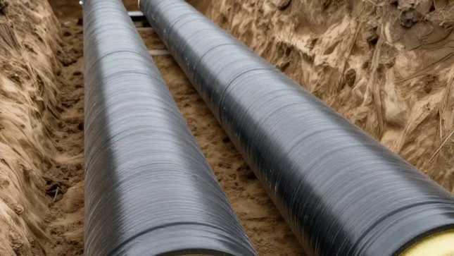 Бесканальная прокладка труб в ППУ изоляции