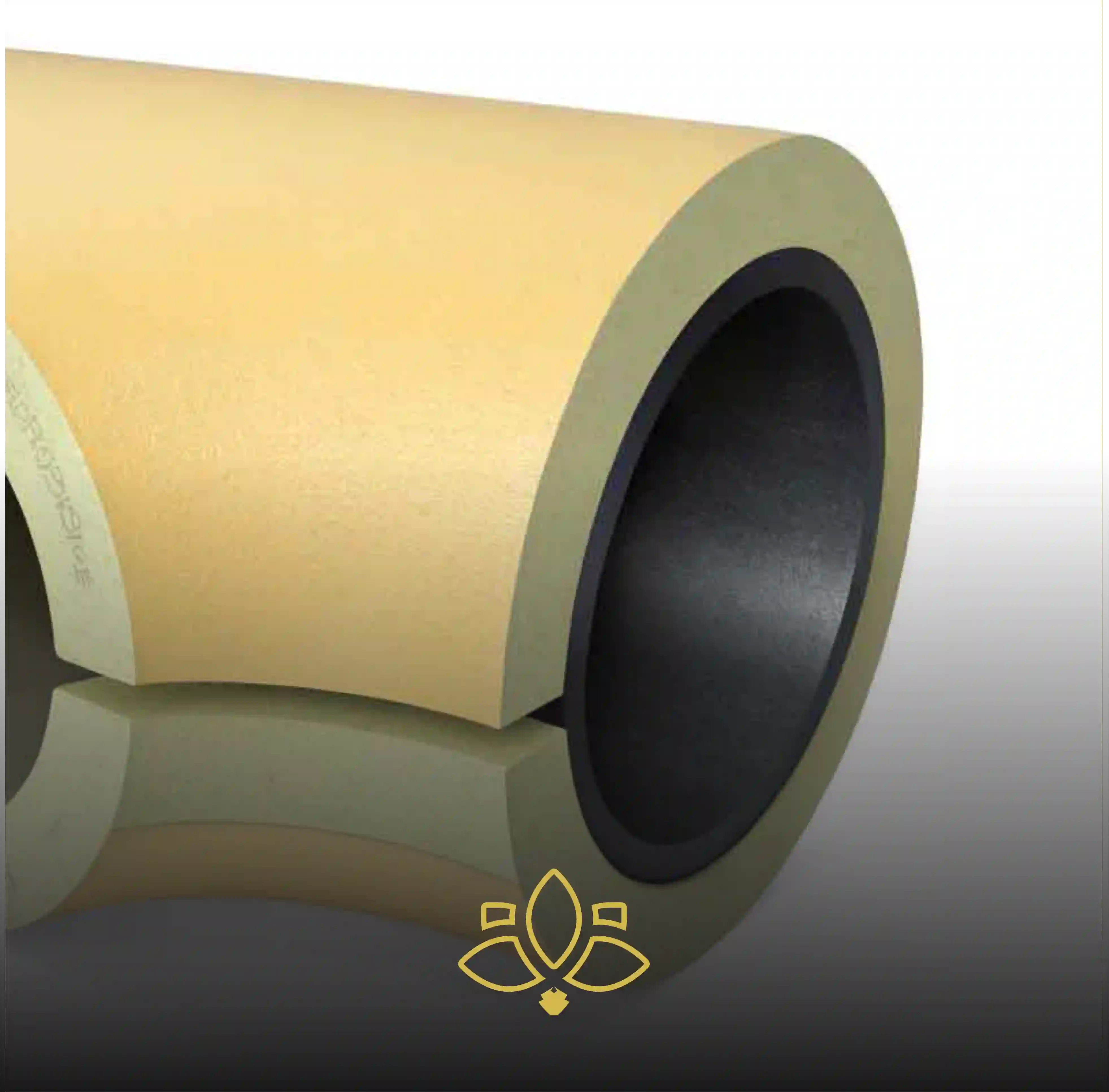 Скорлупа отвод ППУ 1020х50 покрытие стеклопластик