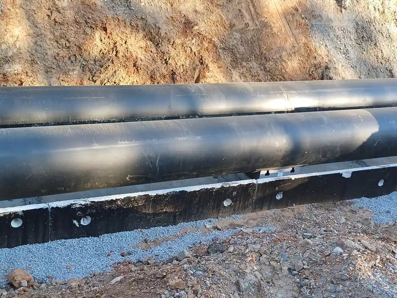 Бесканальная прокладка труб